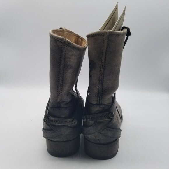 Frye 76980 Lindsay‎ Plate Women Short Leather Boots Size 6 B - Picture 5 of 8